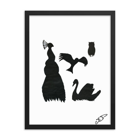 "Aviary" Framed poster